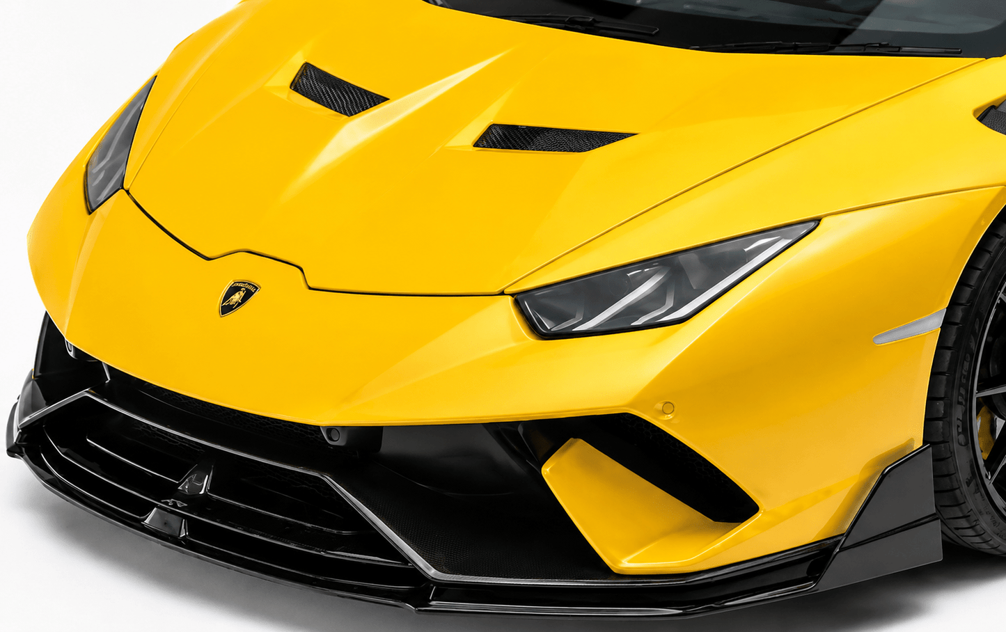 Lamborghini Hurucan Performante - Carbon Fiber Front Lip - Exotics Carbon Design