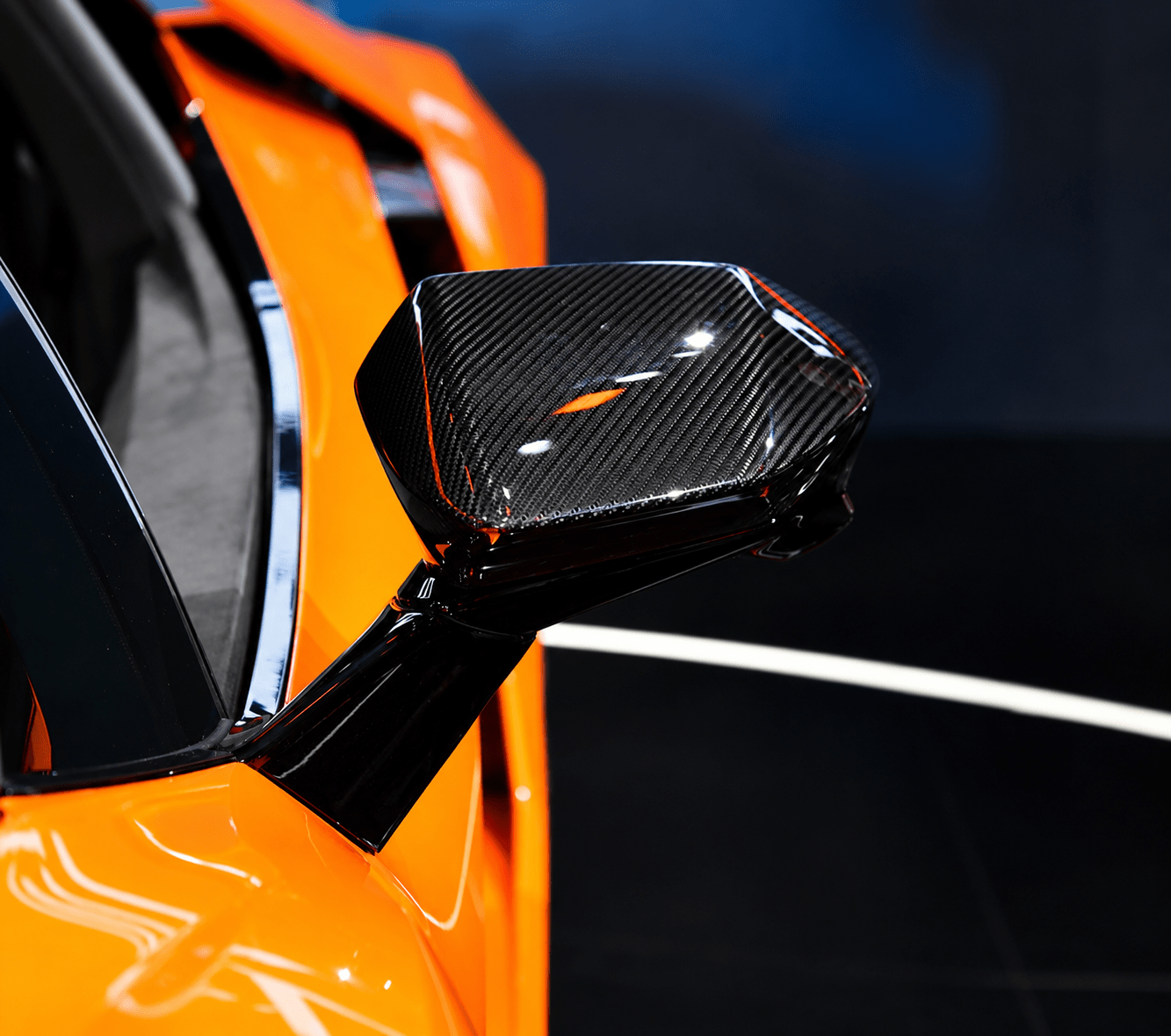 Lamborghini Revuelto Carbon Fiber Mirror Covers - Exotics Carbon Design