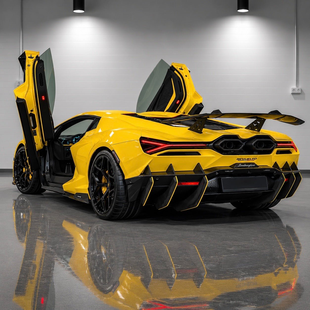 Lamborghini Revuelto Carbon Fiber Rear Wing - Exotics Carbon Design