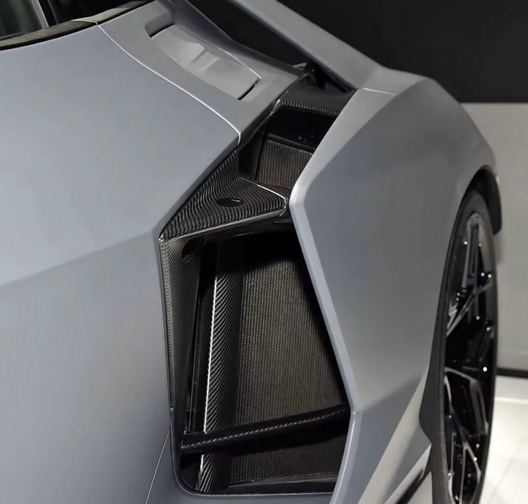 Lamborghini Revuelto Carbon Fiber Side Air Vents - Exotics Carbon Design