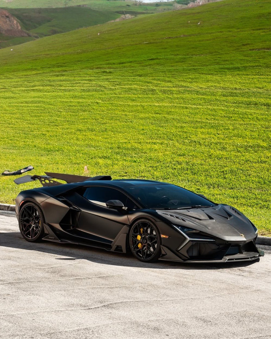 Lamborghini Revuelto Carbon Fiber Side Skirts - Exotics Carbon Design