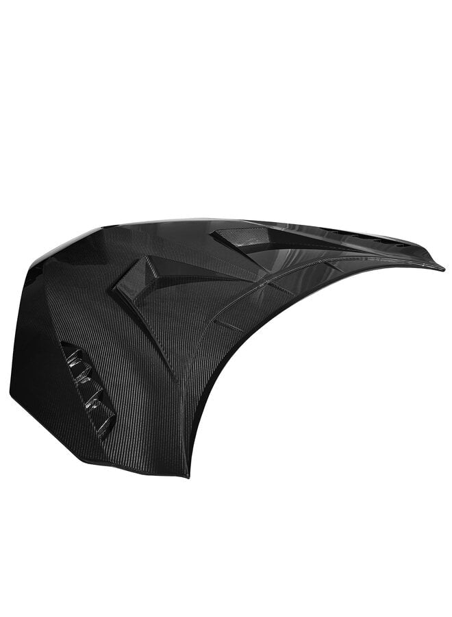 Lamborghini Revuelto – Carbon Fiber Vented Front Hood - Exotics Carbon Design