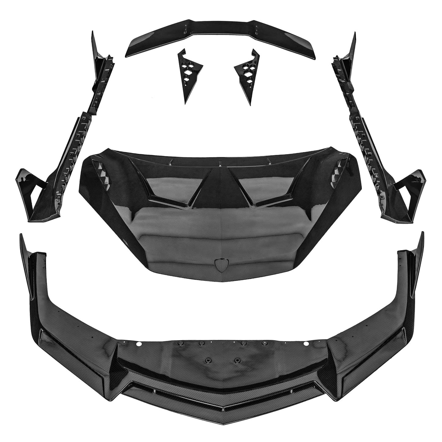 Lamborghini Revuelto Full Carbon Fiber Body Performance Aero Body Kit - Exotics Carbon Design