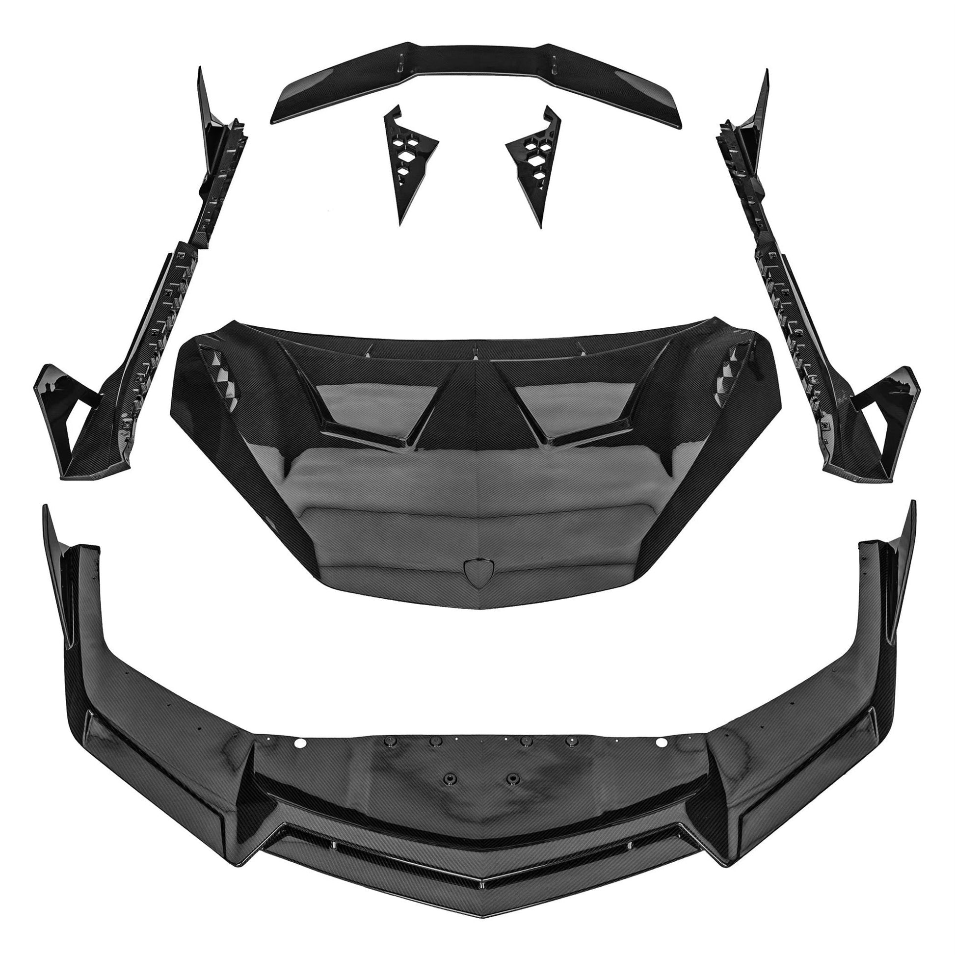 Lamborghini Revuelto Full Carbon Fiber Body Performance Aero Body Kit - Exotics Carbon Design