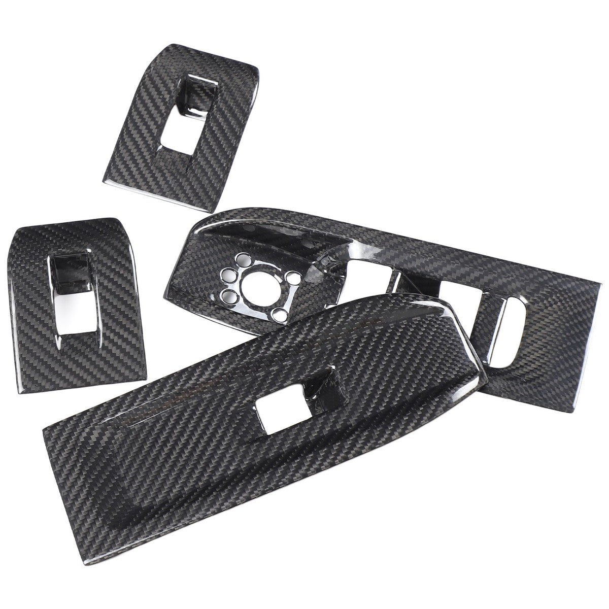 Lamborghini Urus 2018–2025 Carbon Fiber Window Switch Panel Covers - Exotics Carbon Design