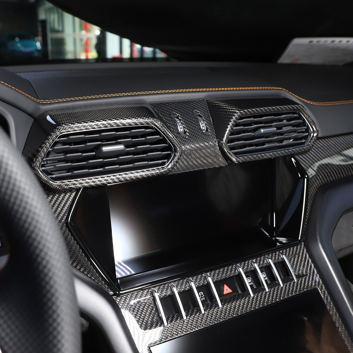 Lamborghini Urus 6-Piece Carbon Fiber Interior Trim Set - Exotics Carbon Design