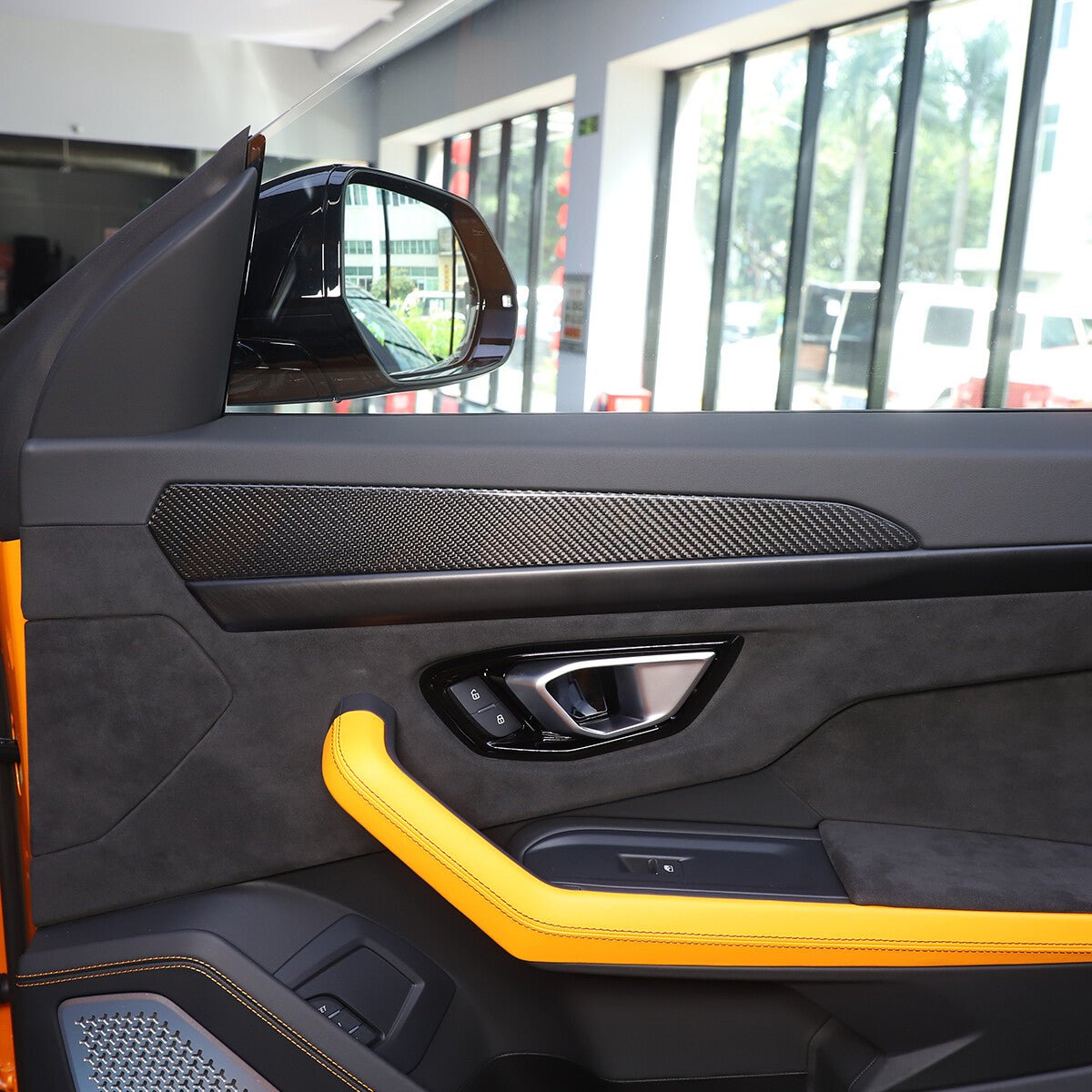 Lamborghini Urus Carbon Fiber 4-Piece Interior Door Panel Trim Set - Exotics Carbon Design