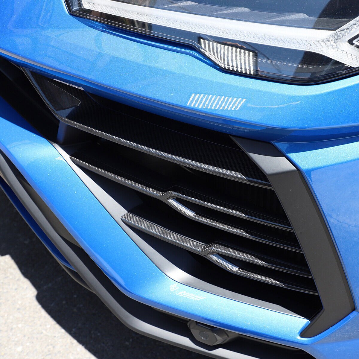 Lamborghini Urus Carbon Fiber Front Bumper Trim - Exotics Carbon Design