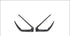 Lamborghini Urus - Carbon Fiber Rear Bumper Canards - Exotics Carbon Design