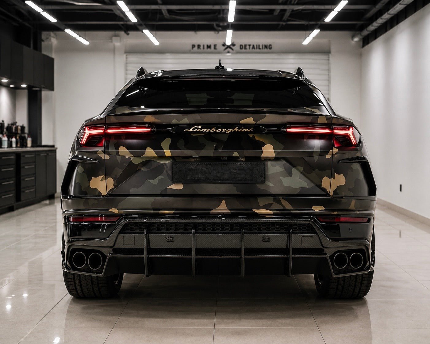 Lamborghini Urus - Carbon Fiber Rear Diffuser - Exotics Carbon Design