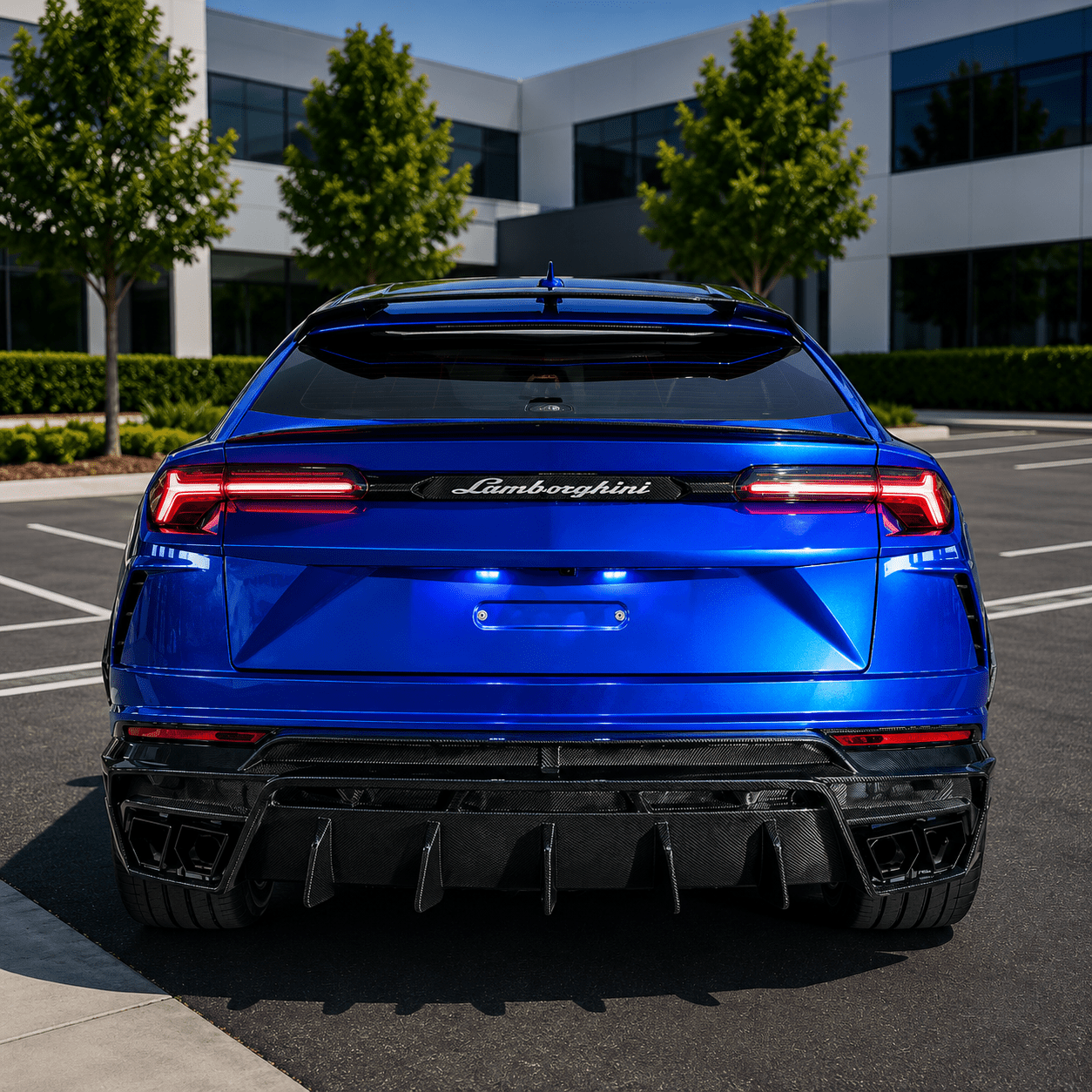 Lamborghini Urus MSY Style Carbon Fiber Rear Diffuser - Exotics Carbon Design