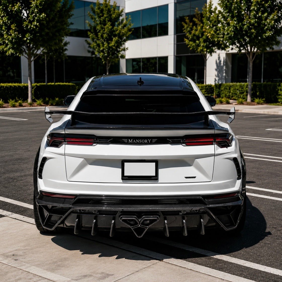 Lamborghini Urus - MSY Style Carbon Fiber Rear Spoiler - Exotics Carbon Design