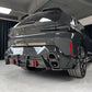 LD Style Carbon Fiber Rear Diffuser with LED Light – BMW XM G09 (2023+) - Exotics Carbon Design