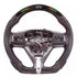 LED Carbon Fiber & Leather Steering Wheel - Maserati Ghibli (2014–2022) - Exotics Carbon Design