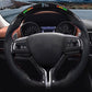 LED Carbon Fiber & Leather Steering Wheel - Maserati Ghibli (2014–2022) - Exotics Carbon Design