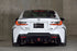 Lexus RC F (2014–2018) – Carbon Fiber Rear Bumper Canards - Exotics Carbon Design