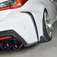 Lexus RC F (2014–2018) – Carbon Fiber Rear Bumper Canards - Exotics Carbon Design