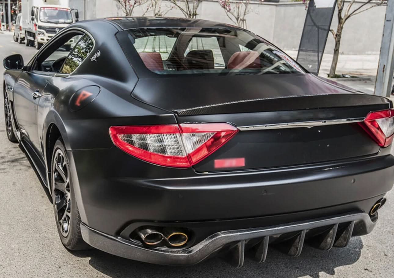 Maserati GranTurismo (2011 - 2014) - Carbon Fiber Trunk Spoiler - Exotics Carbon Design