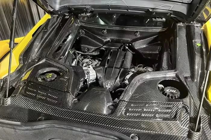 Maserati MC20 - Carbon Fiber Engine Bay Cover - Exotics Carbon Design