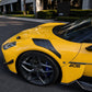 Maserati MC20 Carbon Fiber Fender Trims - Exotics Carbon Design