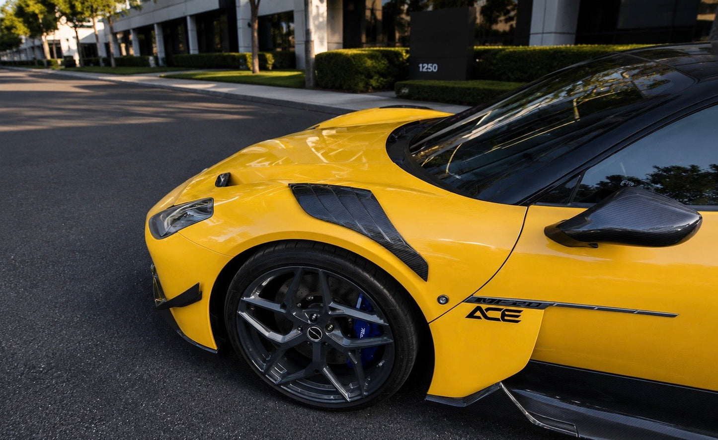 Maserati MC20 Carbon Fiber Fender Trims - Exotics Carbon Design