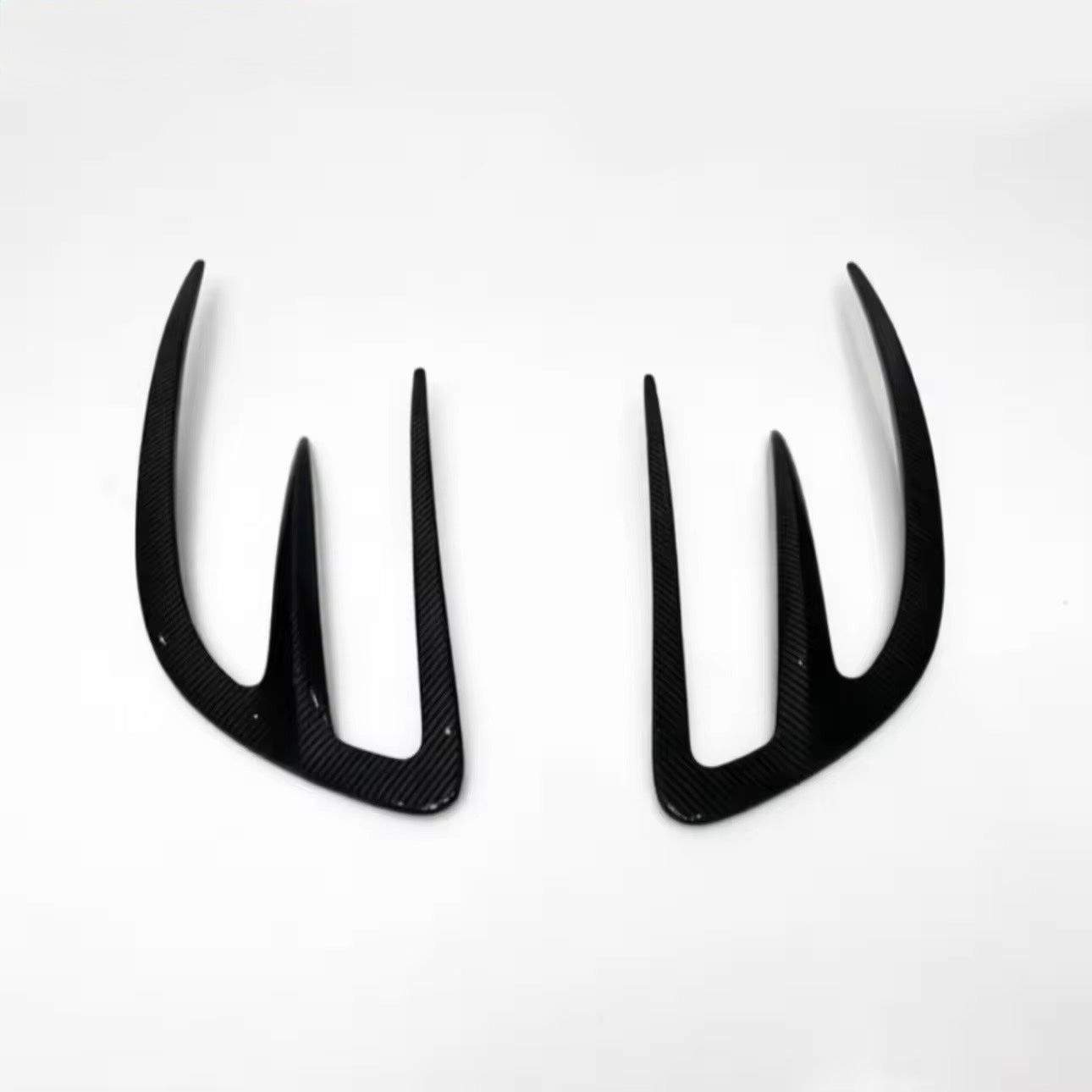 Maserati MC20 - Carbon Fiber Front Hood Vents Trim - Exotics Carbon Design