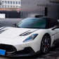 Maserati MC20 - Carbon Fiber Front Hood Vents Trim - Exotics Carbon Design