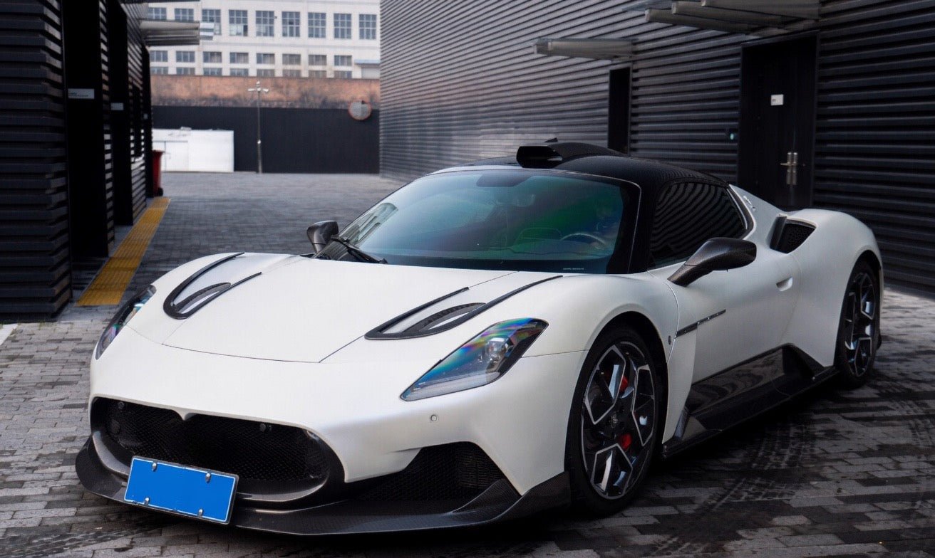 Maserati MC20 - Carbon Fiber Front Hood Vents Trim - Exotics Carbon Design