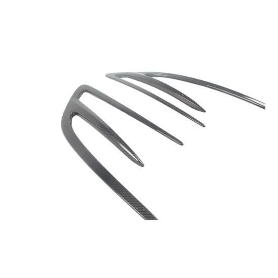 Maserati MC20 - Carbon Fiber Front Hood Vents Trim - Exotics Carbon Design