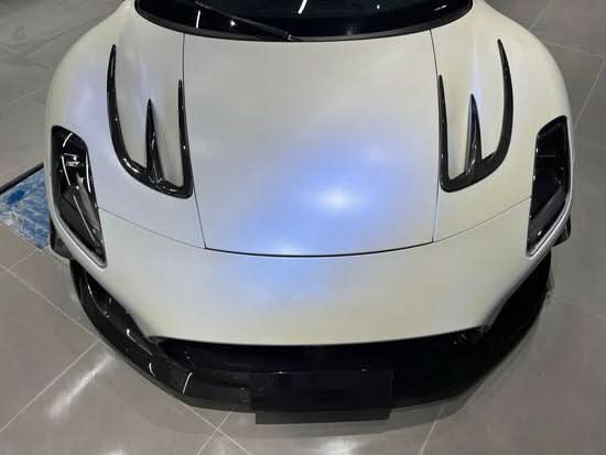 Maserati MC20 - Carbon Fiber Front Hood Vents Trim - Exotics Carbon Design