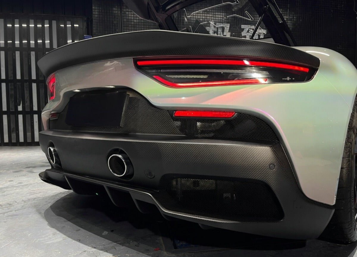 Maserati MC20 - Glossy Carbon Fiber Trunk Spoiler - Exotics Carbon Design