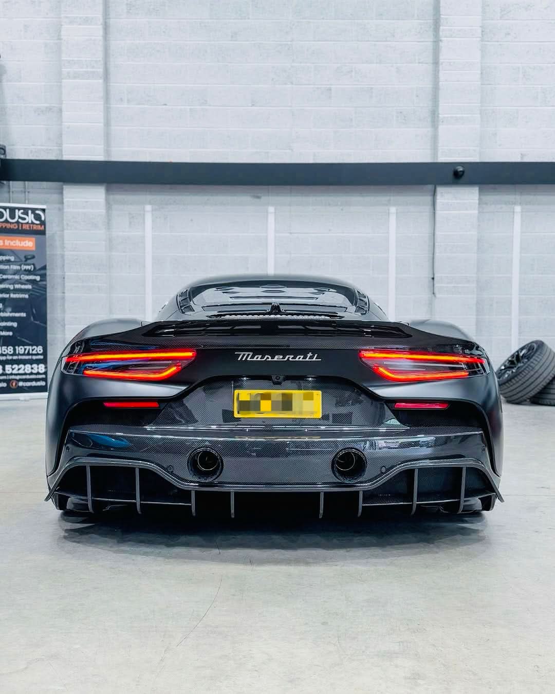 Maserati MC20 - MSY Style Carbon Fiber Rear Diffuser - Exotics Carbon Design