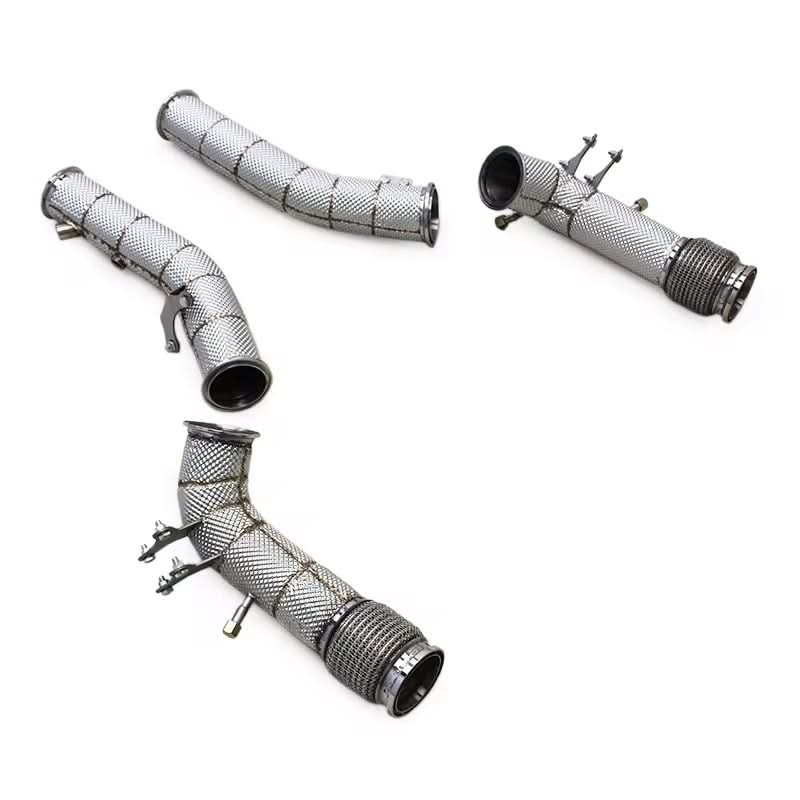 Maserati MC20 - Stainless Steel Extreme-Performance Downpipes - Exotics Carbon Design