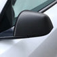 Matte Black Mirror Caps for Tesla Model 3 (2017–2023) - Exotics Carbon Design