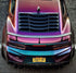 Matte Black Rear Window Louvers – Chevrolet Camaro (2016–2024) - Exotics Carbon Design