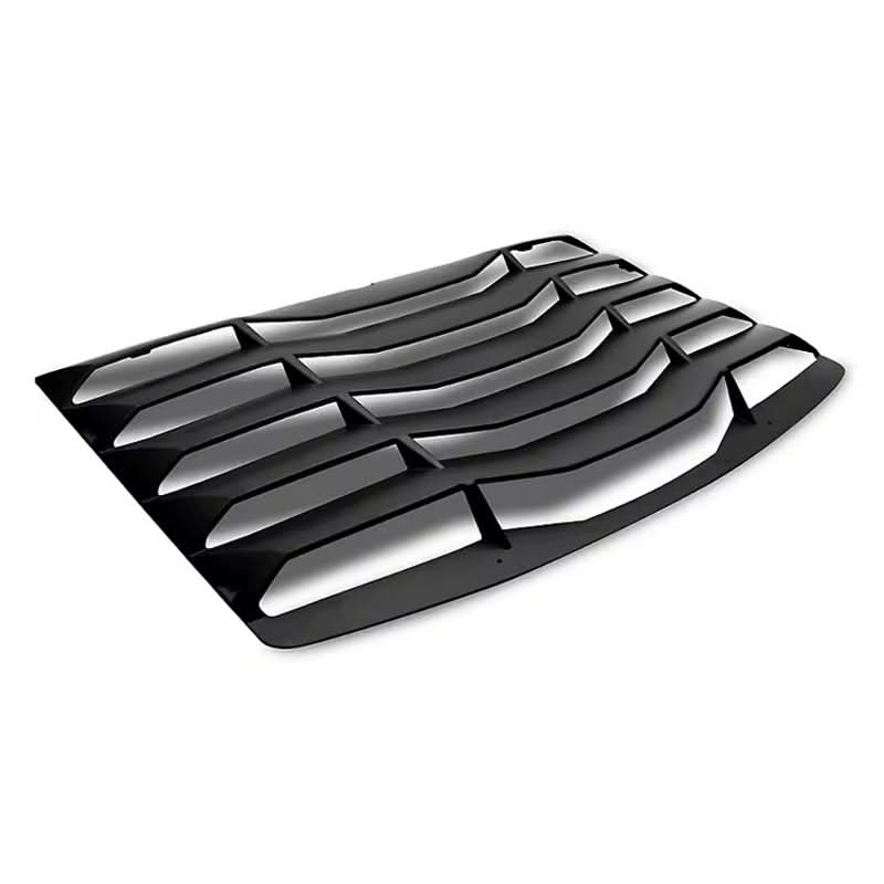 Matte Black Rear Window Louvers – Chevrolet Camaro (2016–2024) - Exotics Carbon Design