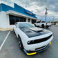 Matte Black Vented Front Hood – Dodge Challenger (2015–2022) - Exotics Carbon Design