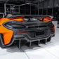 McLaren 540C / 570S / 570GT - Pre - Preg Carbon Fiber 600LT Style Rear Diffuser - Exotics Carbon Design