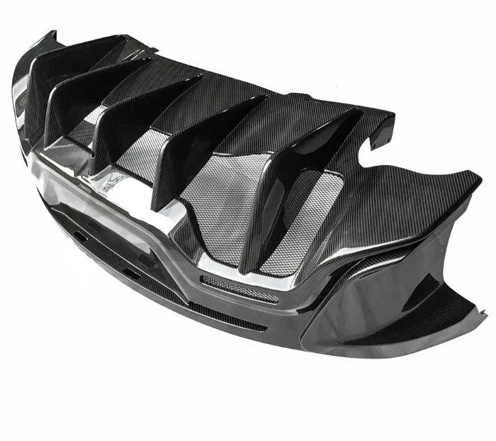 McLaren 540C / 570S / 570GT - Pre-Preg Carbon Fiber 600LT Style Rear Diffuser - Exotics Carbon Design
