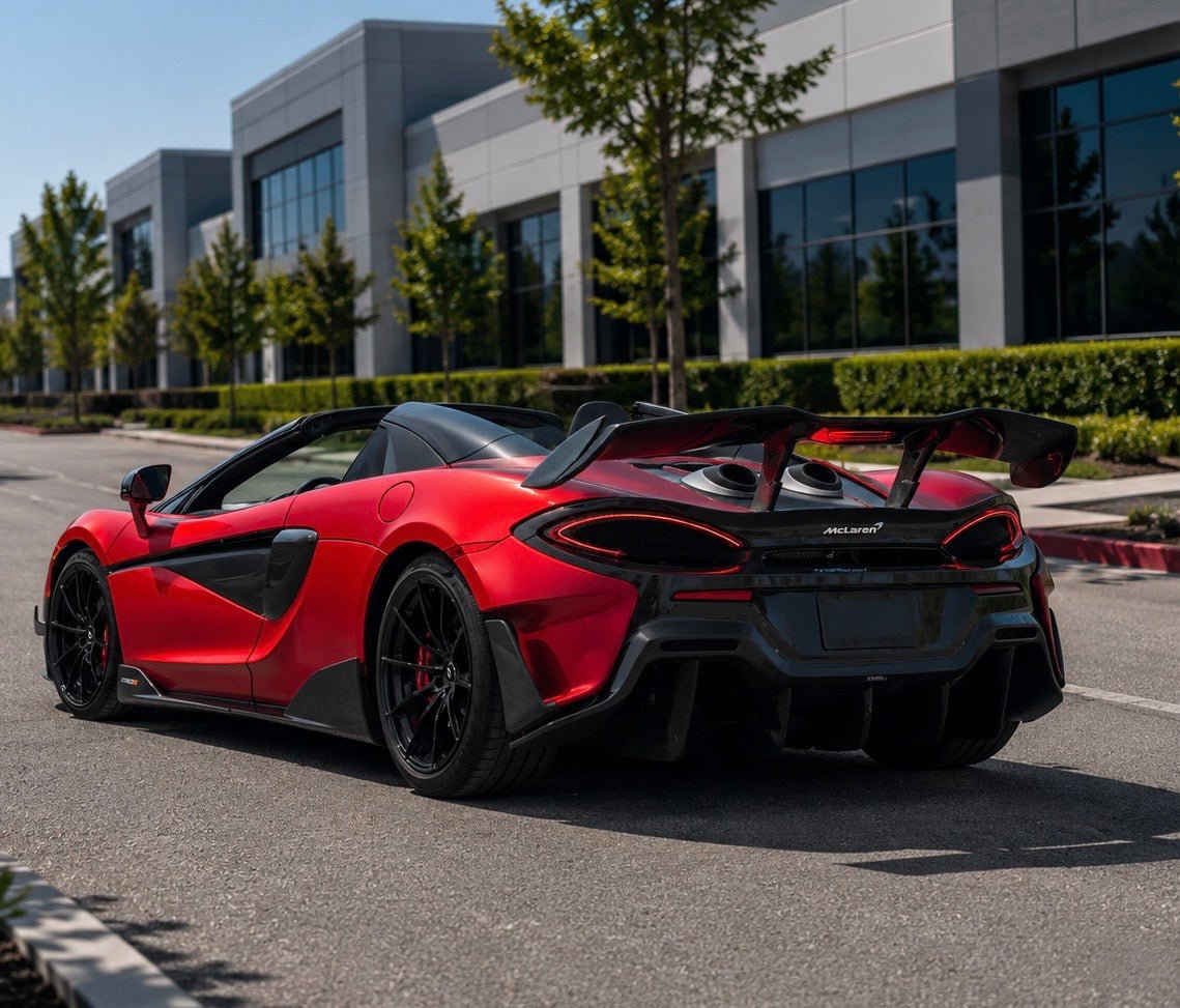 McLaren 540C / 570S / 570GT - Pre-Preg Carbon Fiber 600LT Style Rear Diffuser - Exotics Carbon Design