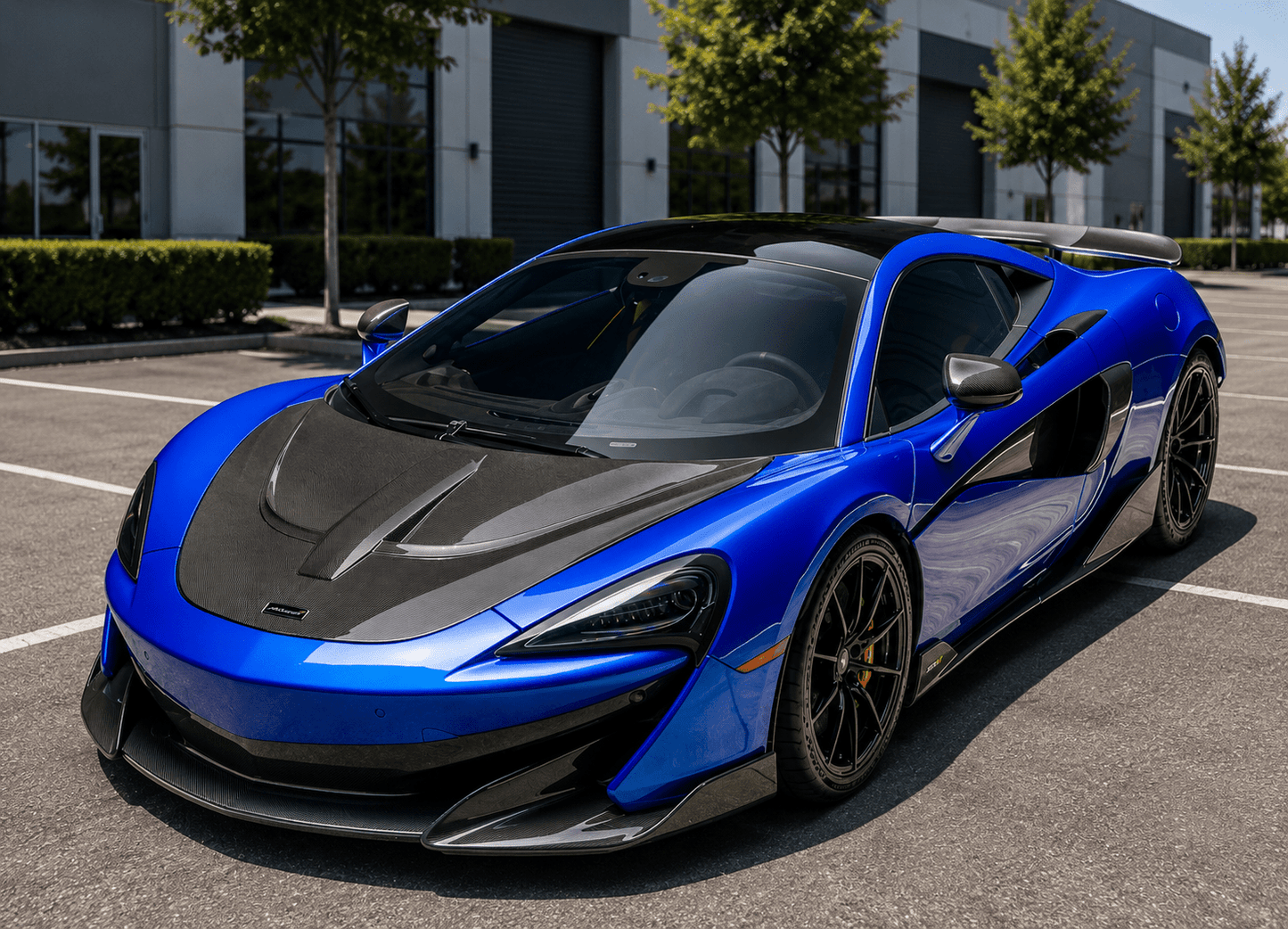 McLaren 540C / 570S / 600LT – NVC Style Dry Carbon Fiber Hood - Exotics Carbon Design