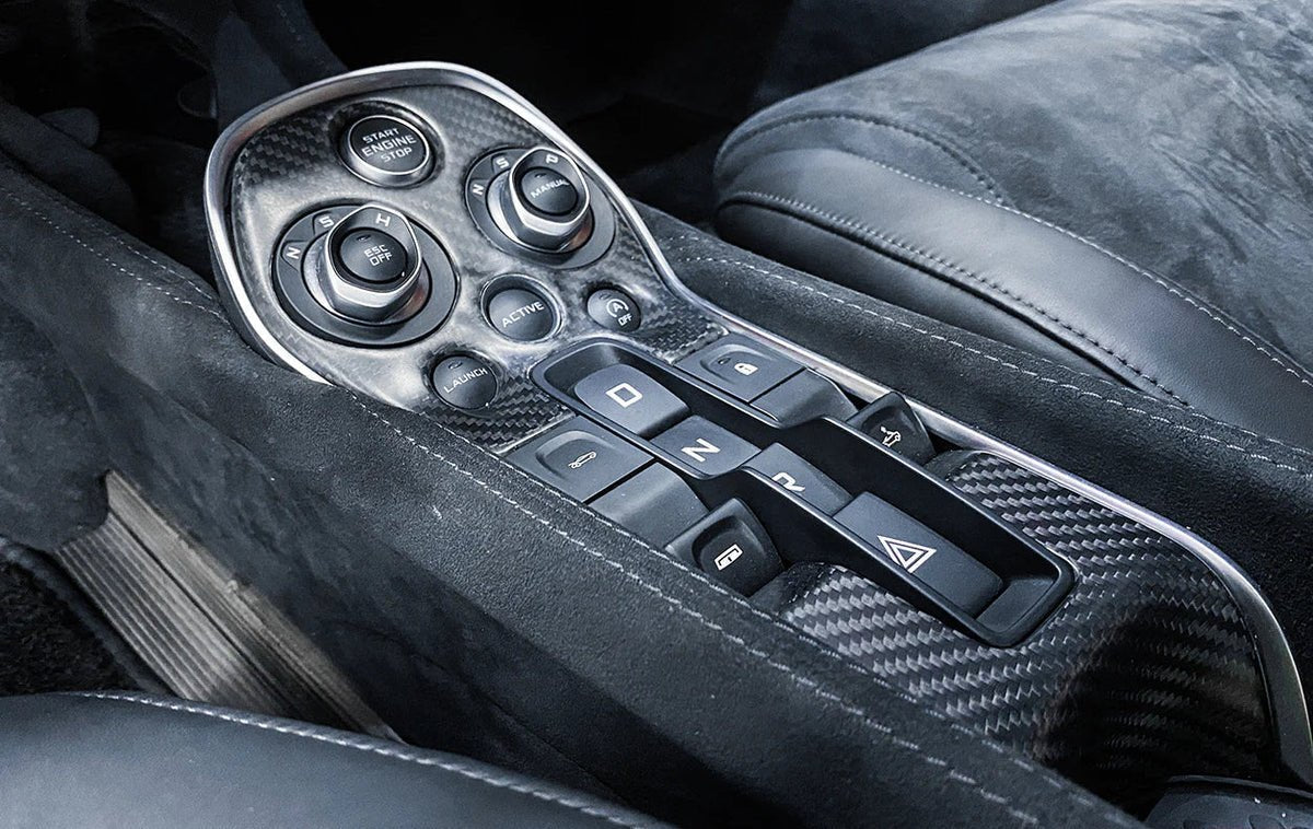 McLaren 570S / 540C 9-Piece Carbon Fiber Interior Trim Set - Exotics Carbon Design