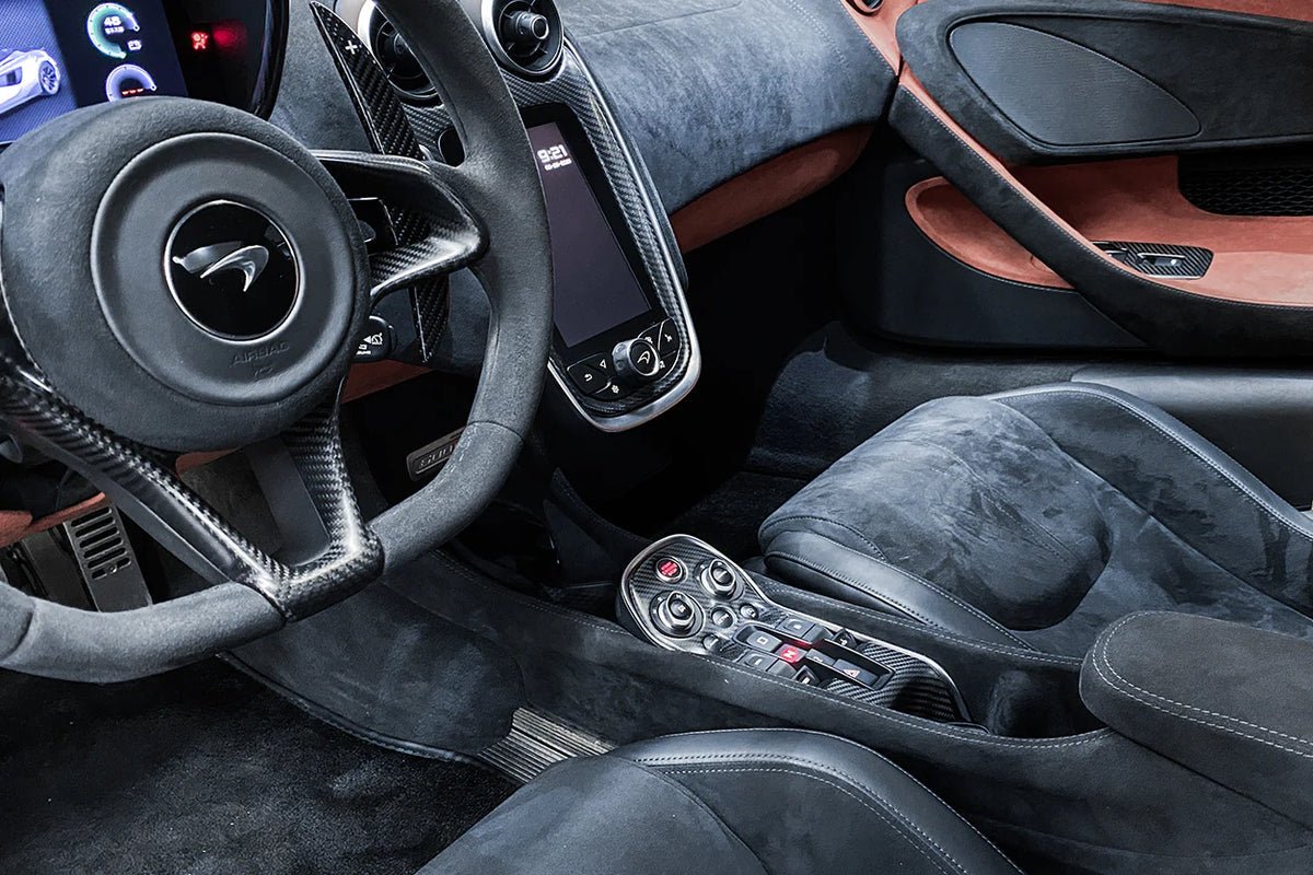 McLaren 570S / 540C 9-Piece Carbon Fiber Interior Trim Set - Exotics Carbon Design