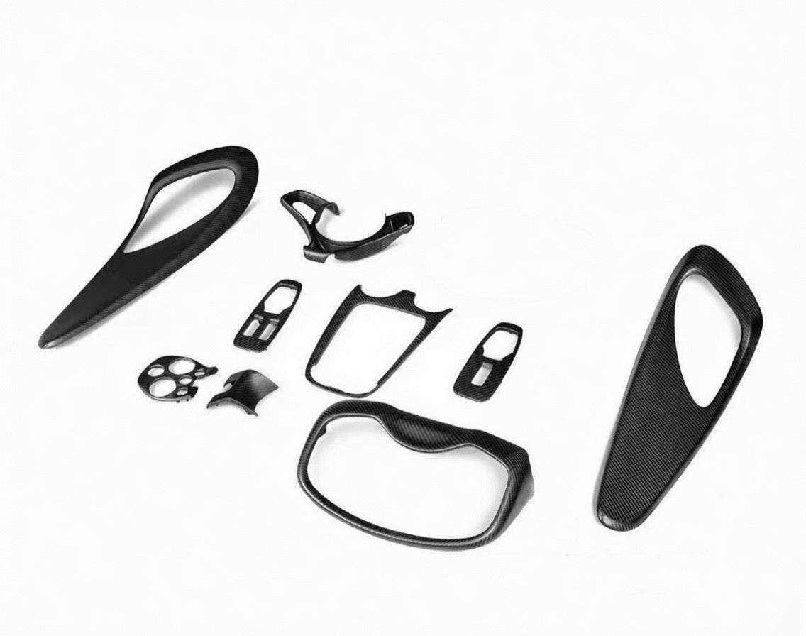 McLaren 570S / 540C 9-Piece Carbon Fiber Interior Trim Set - Exotics Carbon Design
