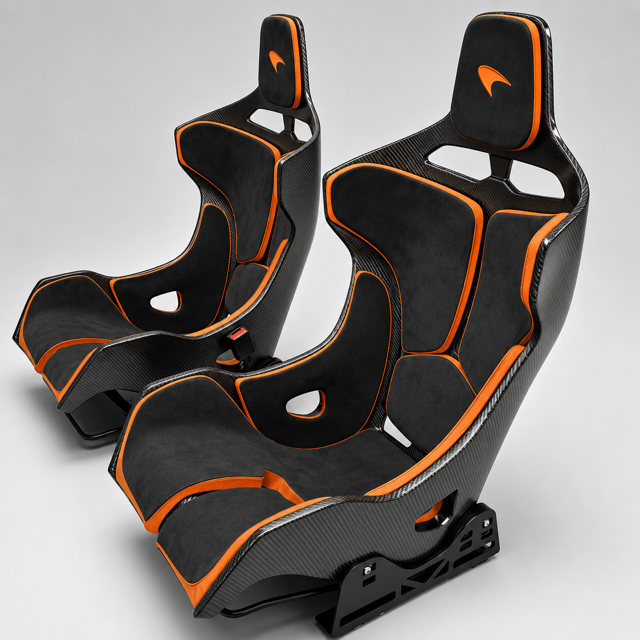 McLaren 570S / 540C Senna Style Carbon Fiber Bucket Seats - Exotics Carbon Design