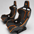 McLaren 570S / 540C Senna Style Carbon Fiber Bucket Seats - Exotics Carbon Design