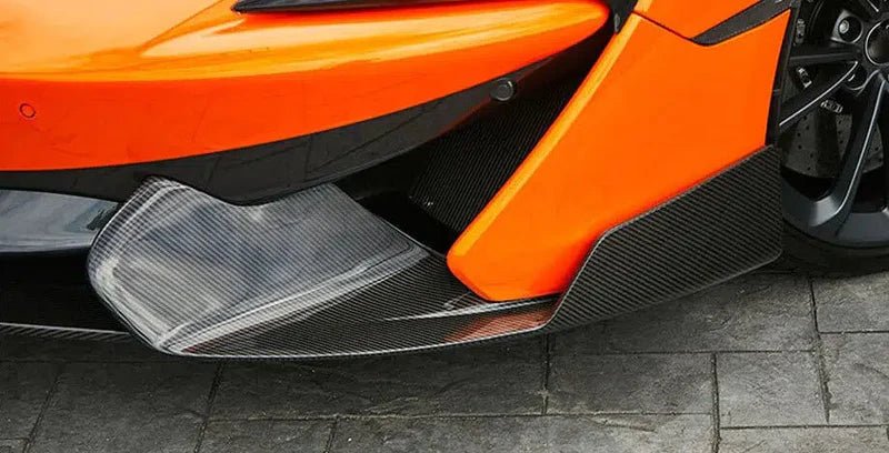 McLaren 570S / 540GT - Dry Carbon Fiber Front Splitters - Exotics Carbon Design