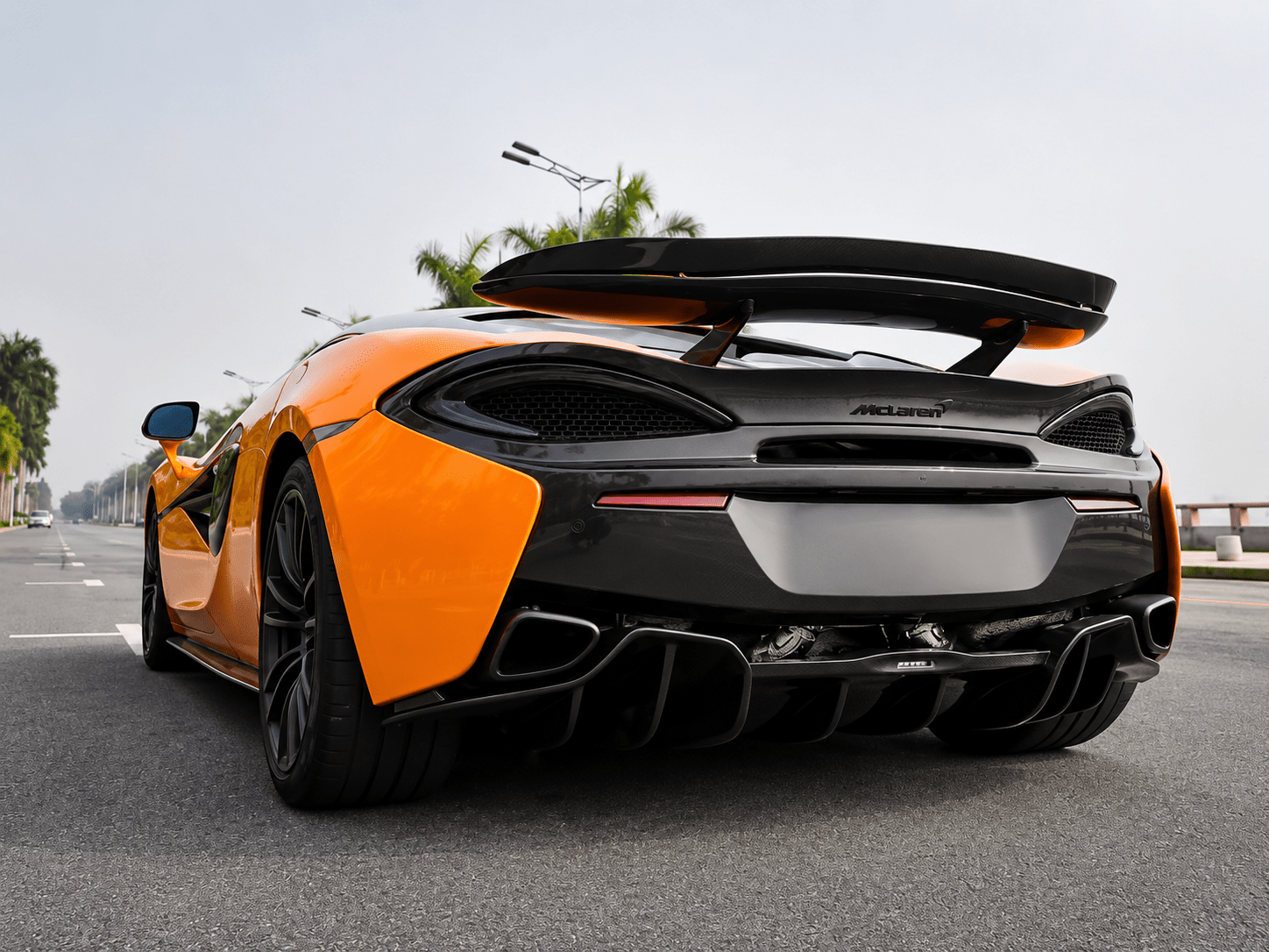 McLaren 570S - GT Style Carbon Fiber Rear Wing - Exotics Carbon Design