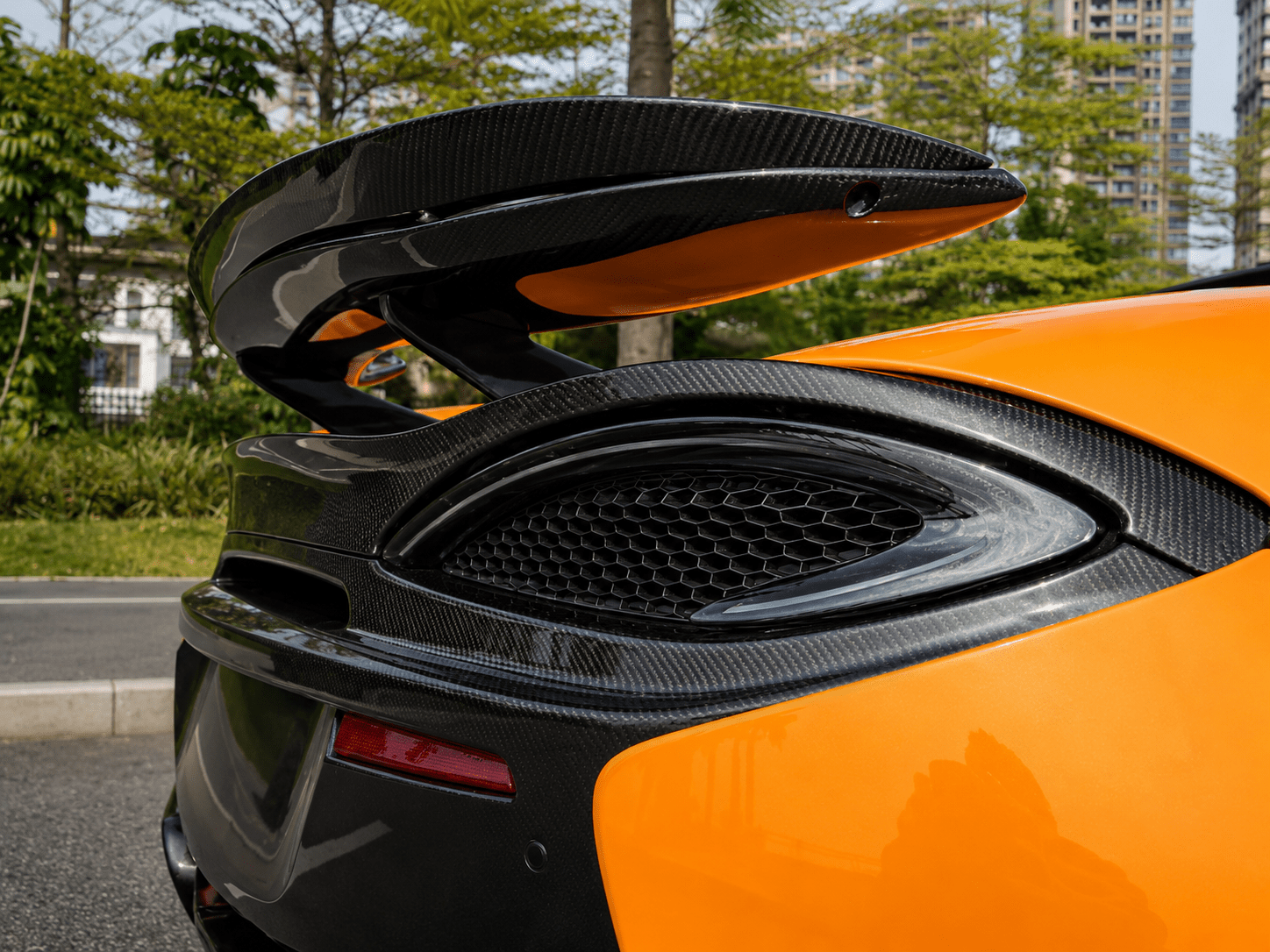 McLaren 570S - GT Style Carbon Fiber Rear Wing - Exotics Carbon Design