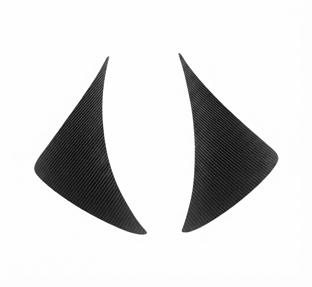 McLaren 570S NVC Style Carbon Fiber Rear Bumper Side Panels - Exotics Carbon Design
